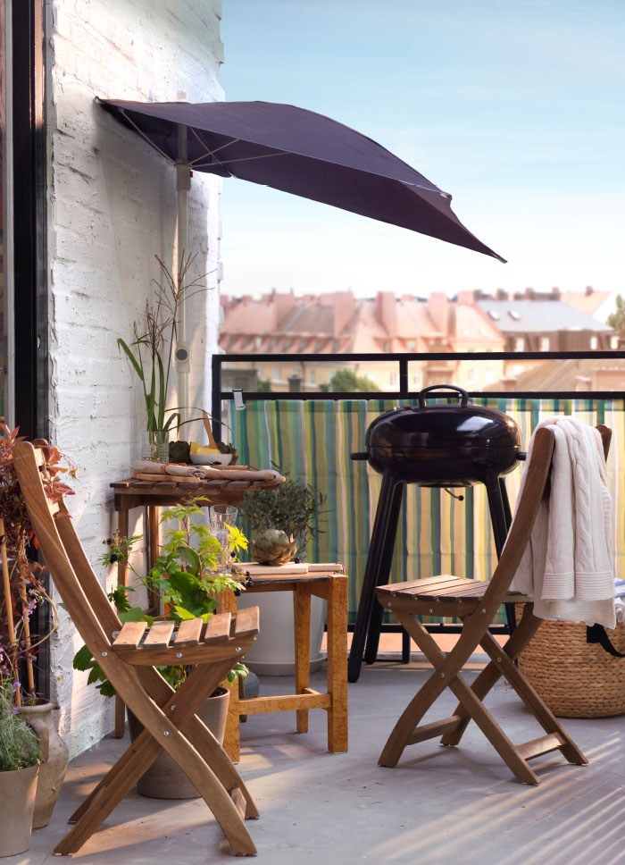 Bring the barbecue to your balcony