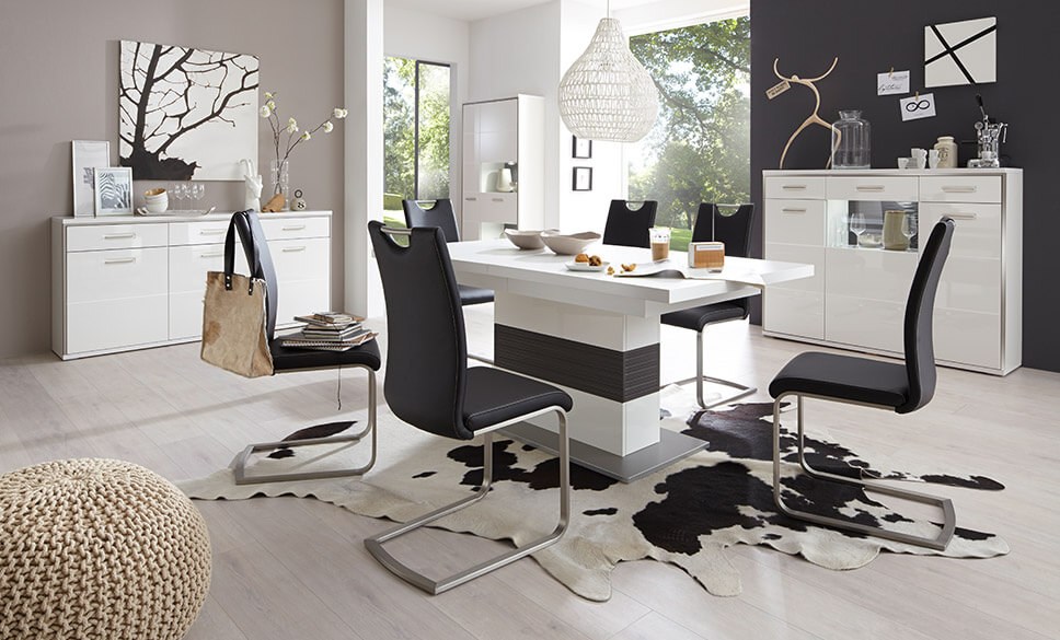 ANTHRACITE & WHITE - MODERN LIVING