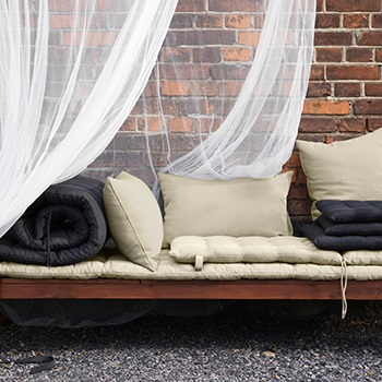 Outdoor cushions