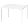 With reversible table top, white/gray
