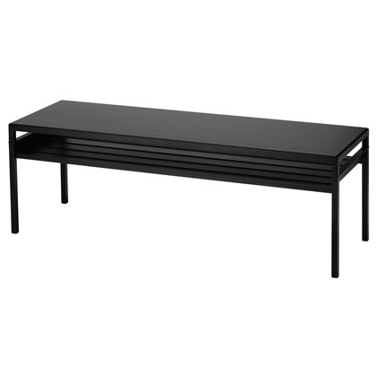 Coffee table HAIAU With reversible table top, black/beige