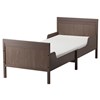 With slatted bed base, Gray-brown