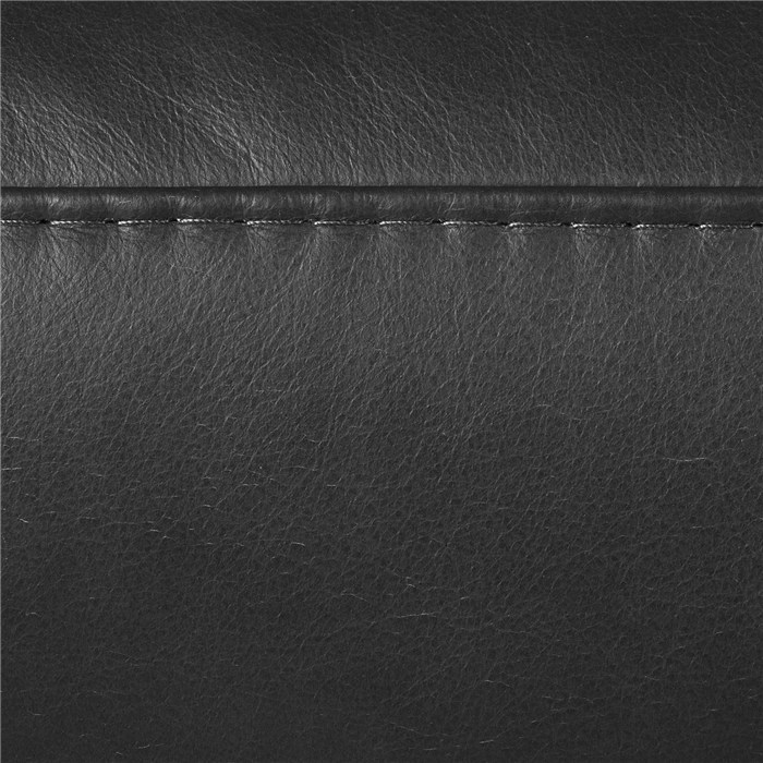 Black, genuine leather