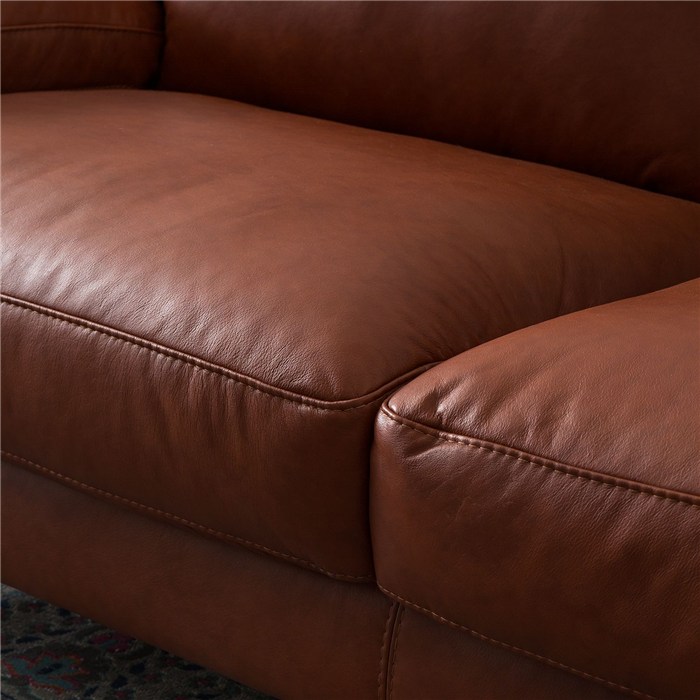 Light brown, genuine leather