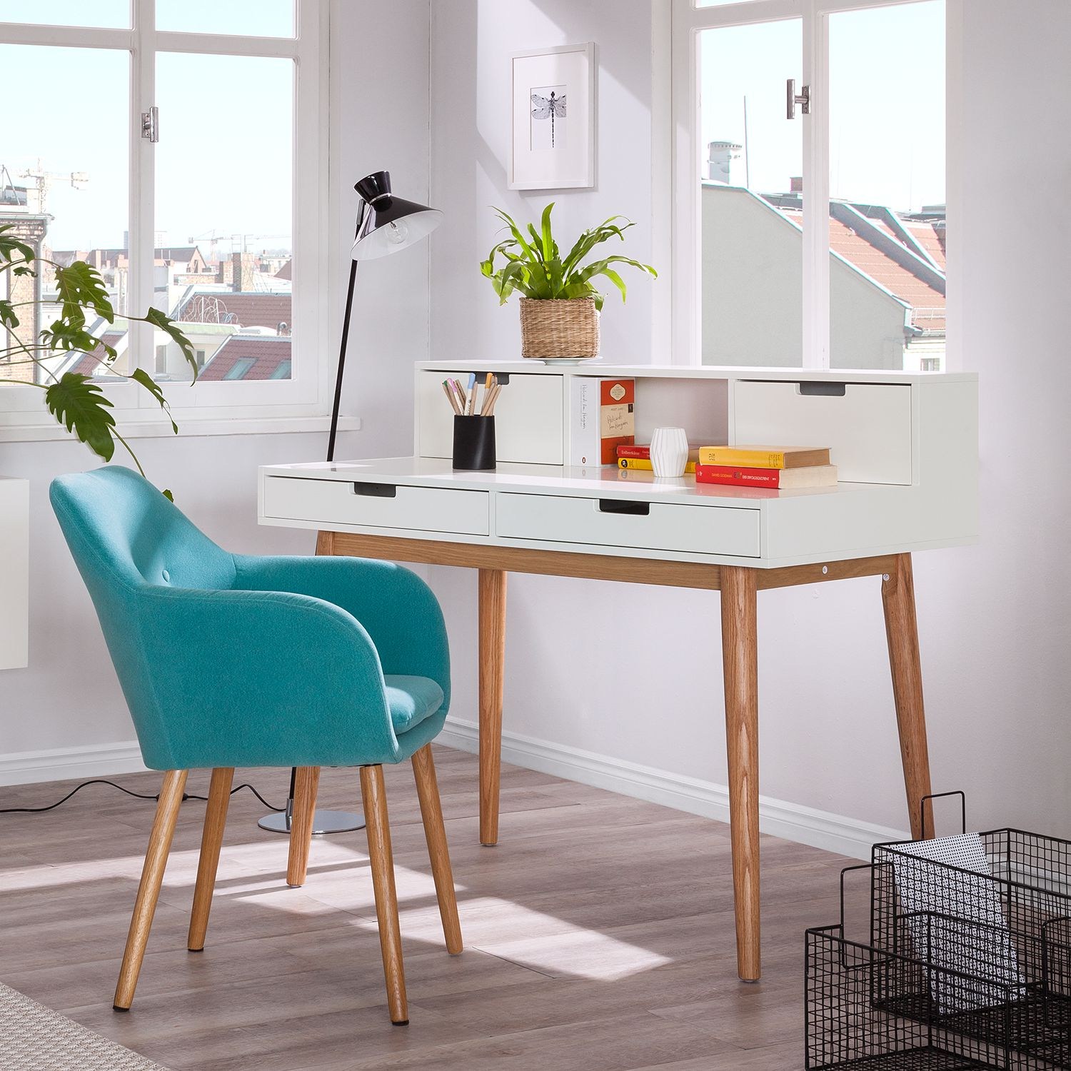 DMARA Dressing table White/Oak Dressing tables Furniture factories