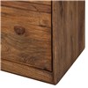 Sheesham solid wood, stained