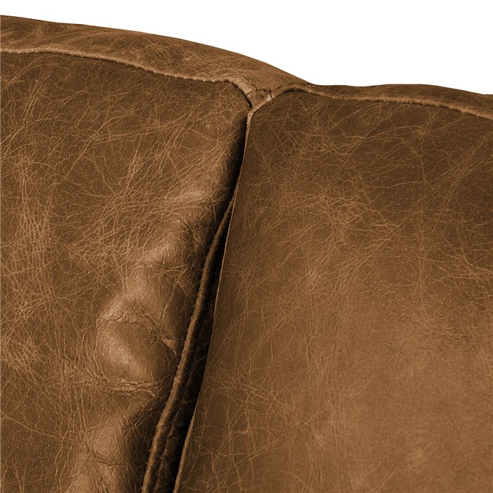 Brown, genuine leather