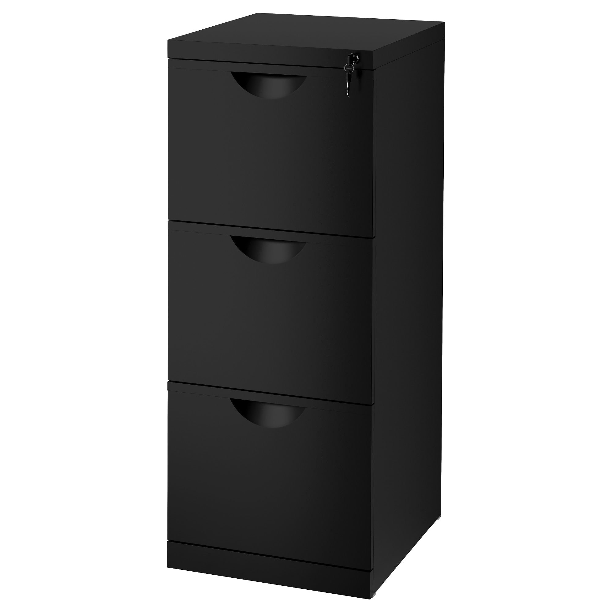 GODREJ file Black, three drawers Storage Furniture