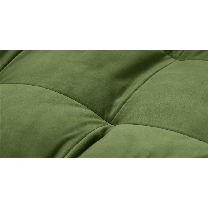 Grass dark green cotton velvet