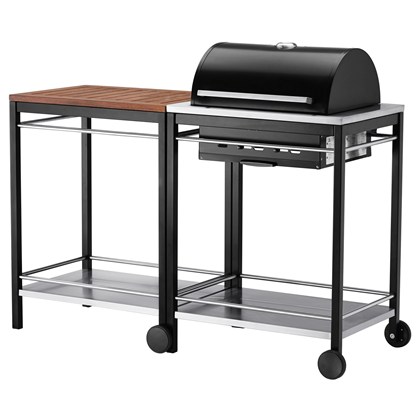 KLAREN charcoal grill with cart