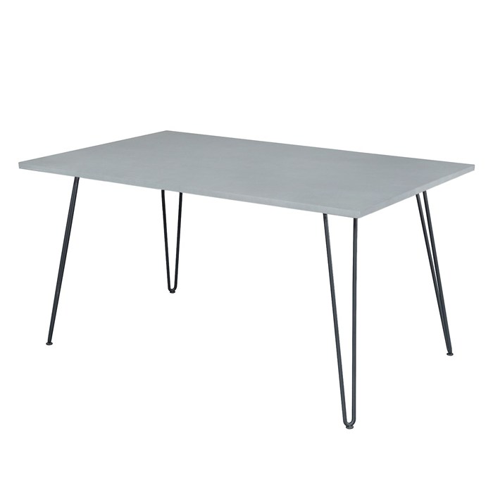 Tabletop in gray color, concrete