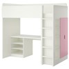 White frame - pink shelves and doors