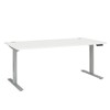 Tabletop in white, frame in gray