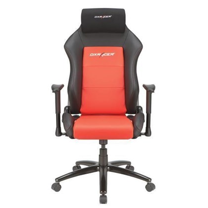 DXRACER executive chair in black and red