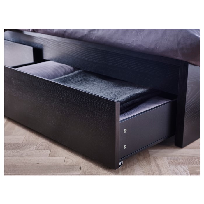 MALM Underbed storage box for high bed, black-brown,  Full/Double/Twin/Single - IKEA