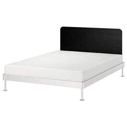 DELAKTIG Bed frame with headboard