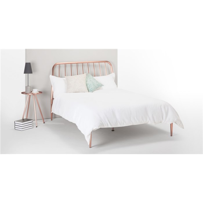 Alana Double Bed, Copper