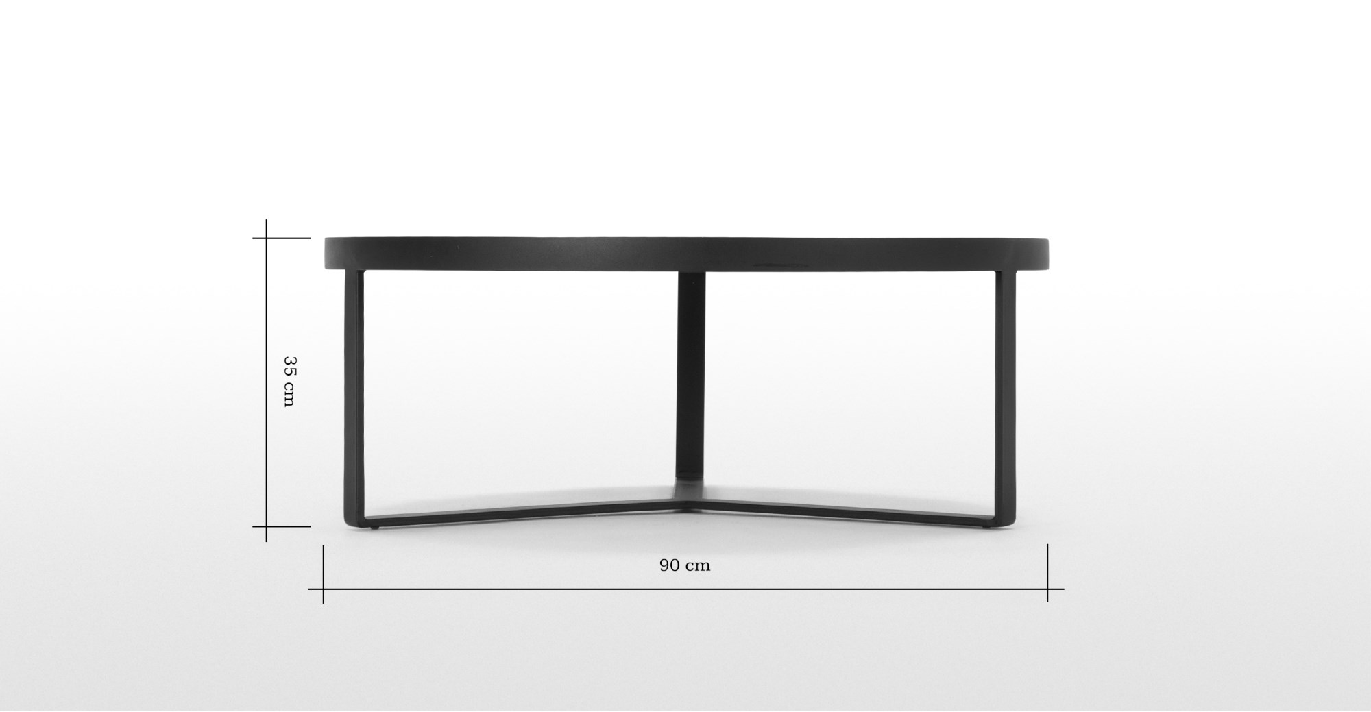 AULA Coffee Table Black and Grey Coffee & side tables Furniture