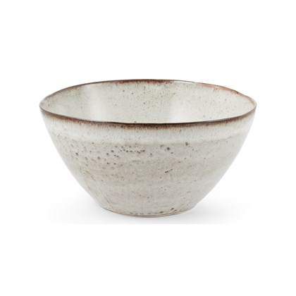 HAI reactive glaze large serving bowl