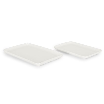 RAGNAR set of 2 porcelain rectangular platters