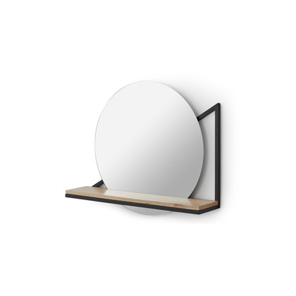 HULDRA wall mounted mirror with shelf