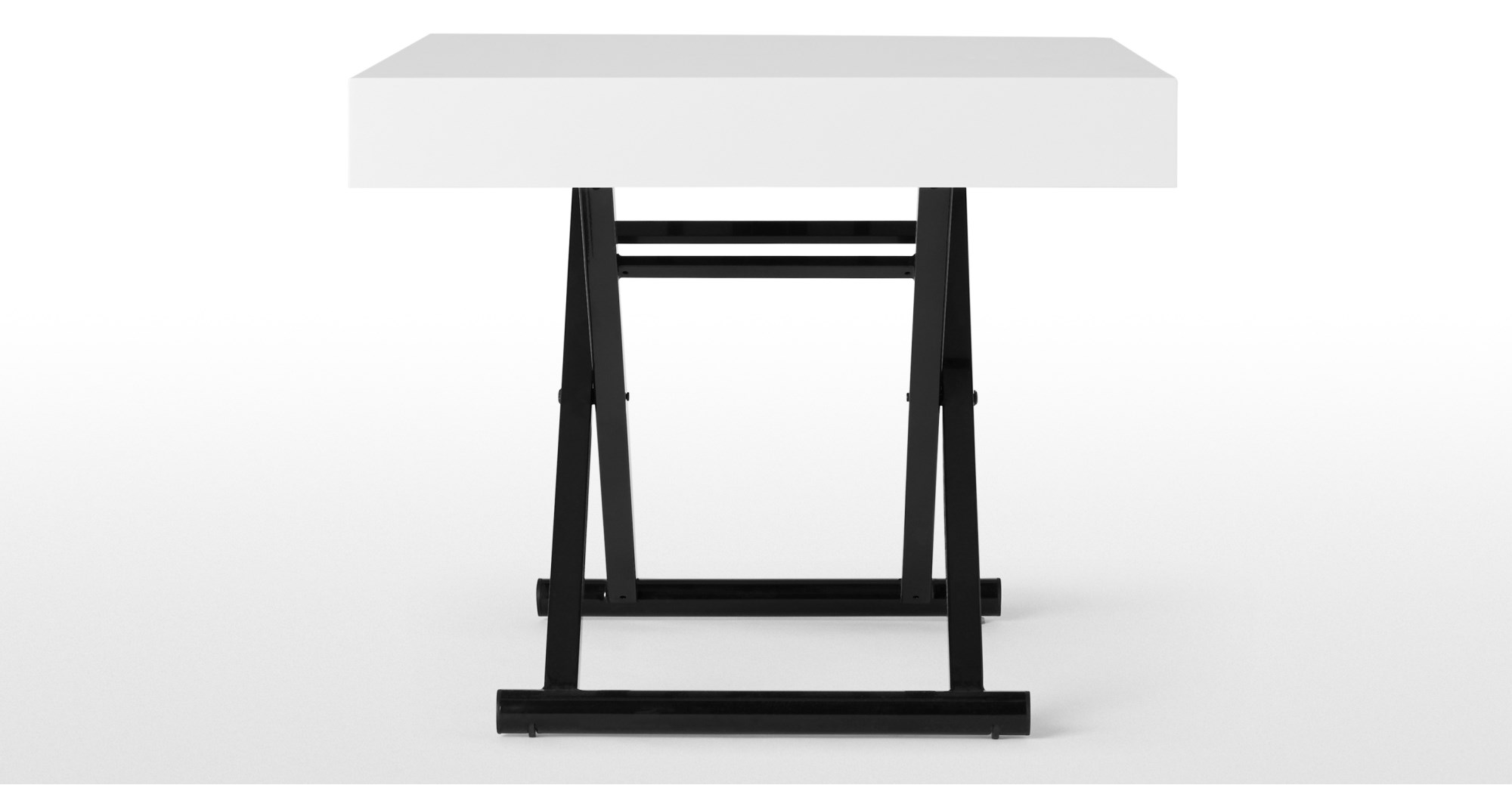 RHYS Dining Into Coffee Table Expandable White Coffee & side tables