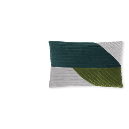 BALICO Velvet Panelled Cushion 30 x 50 cm