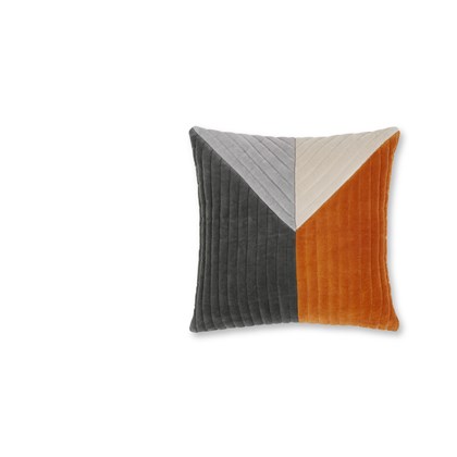 BALICO Velvet Panelled Cushion 45 x 45cm