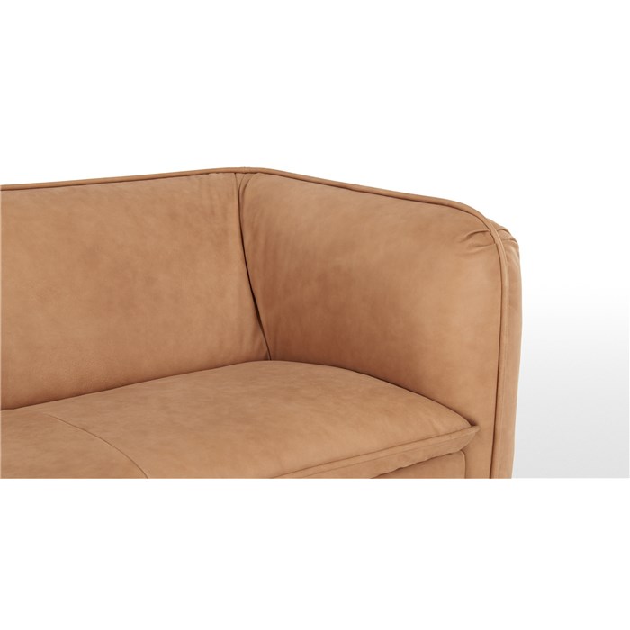 3 Seater Sofa, Tan Leather