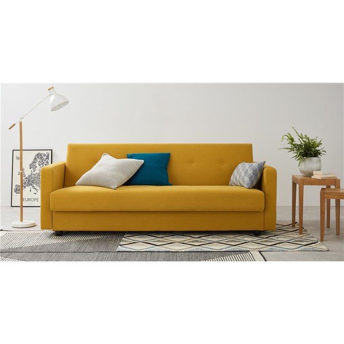 Chou Click Clack Sofa Bed with Storage Butter Yellow - Sleeper