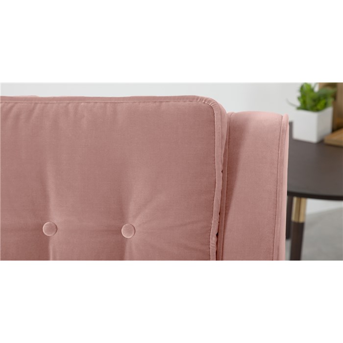 Blush Pink Cotton Velvet