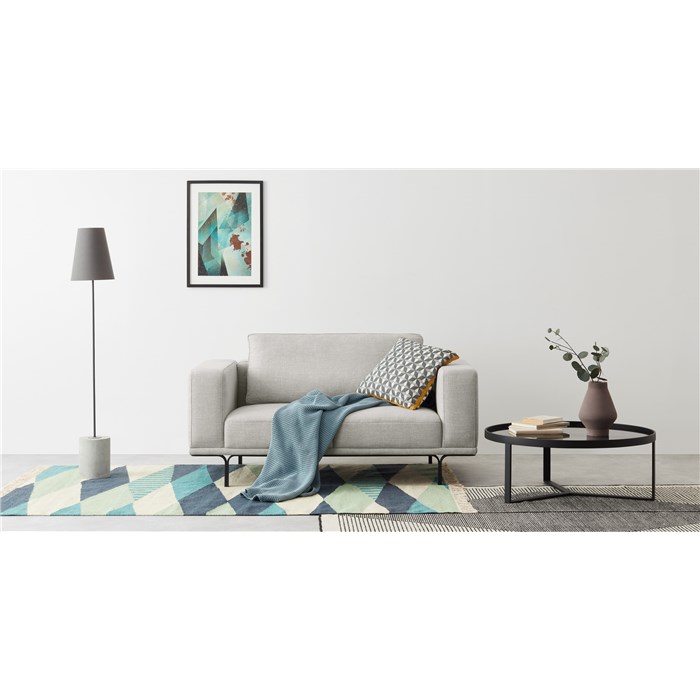 2 Seater Chic Grey