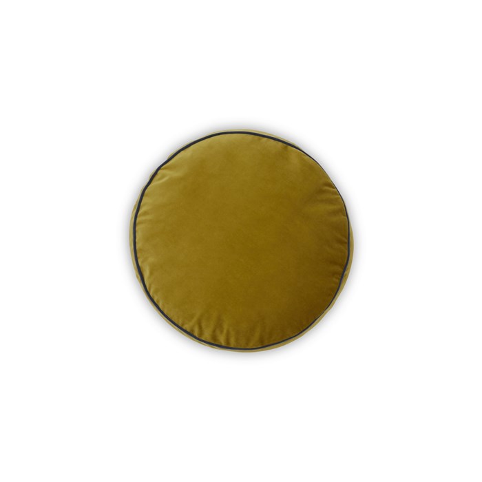 Gold round clearance cushions